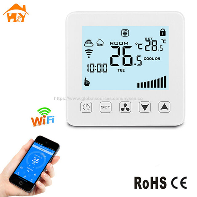 Thermostat d'ambiance programmable numérique intelligent avec écran LCD pour chauffage, thermostat programmable for sale at factory direct price