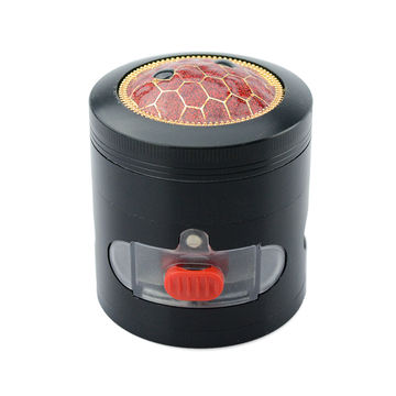 Wholesale Rainbow Diamond Weed Leaf Metal Grinder