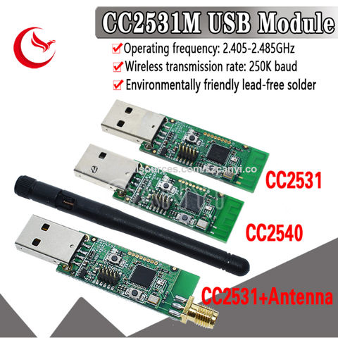 Wireless pcb board CC2531 CC2540 sniffer bare board packet protocol ...