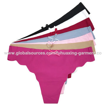 Buy Wholesale China Stock High Quality Girls Seamless Thongs Panty Underwear  Women Ladies Seamless Panties & Seamless Underwear at USD 0.62