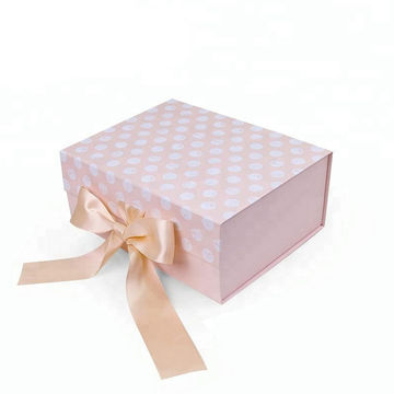 Pink and white luxury gift boxes