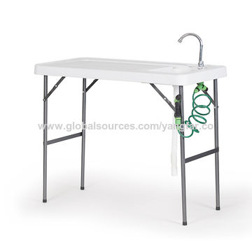 Buy Wholesale China Plastic Foldable Fish Table & Plastic Folding Fish ...