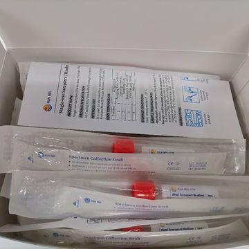 Decron Lab Test Vi rus Sampling Oropharyngeal Flocked Swab,Testing Transport Dacron ...