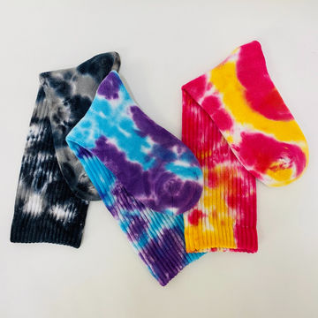 Tie Dye/3D print socks,New Man/Woman Tie Dye/3D print Novelty Fashion ...