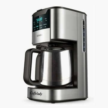 Braun BrewSense 12-cup Drip Coffee Maker - KF6050WH - Stainless Steel/White