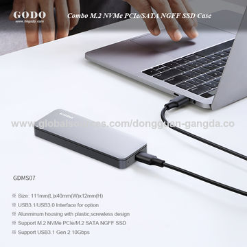 2280 Black Aluminum Alloy 11011 M.2 LED for Access & Power SSD RAID Enclosure Up to 10 Gbps Data Transfer XtremPro USB 3.1 Type-C to Dual NGFF