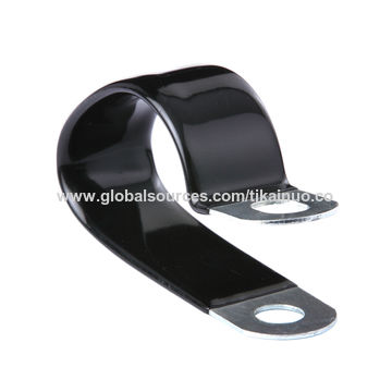 P Clips Plastic Coated Steel