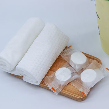 Disposable Magic Compressed Bath Face Cotton Towel Non-Woven Washing Towel 