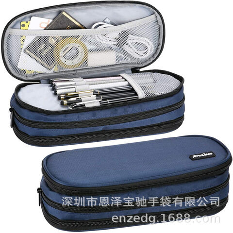 Multifunction School Pencil Case & Bags Large Capacity Nylon Stationery Box 