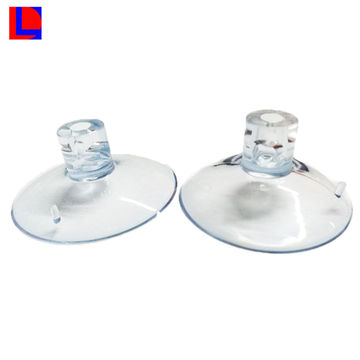 45mm Soft PVC Clear Sucker Ceramic Window Transparent Strong Suction Cup @ 