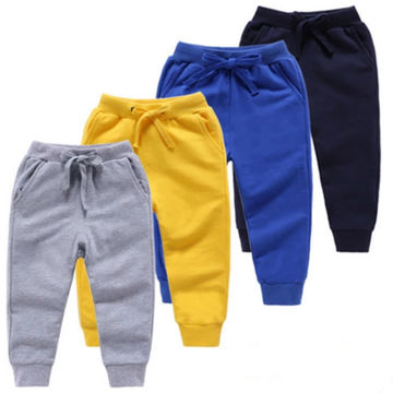 Buy Wholesale China Hot Sale Brushed Fleece Winter Thick Fleece Children Drawstring  Jogging Sports Sweat Pants & Children Jogging Pants at USD 6.5