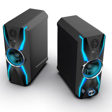PC Lautsprecher LED USB Computer RGB Speaker Stereo Gaming Bass Multimedia Box 