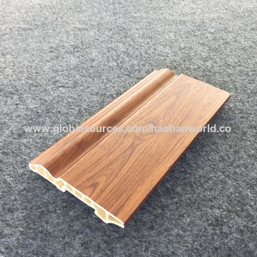 Decorative WPC board plastic strip skirting panel wpc underlay skirting ...