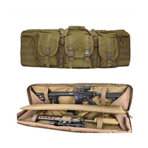 Large Rifle Case Tactical Padded Gun Bag MOLLE Airsoft Shooting Hunting Coyote 