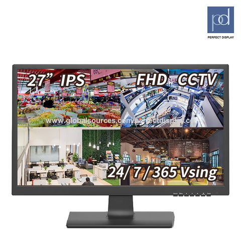 Monitor CCTV de seguridad LCD de 14 pulgadas, resolución 1024x768 4:3  pantalla LCD TFT a color con puertos HDMI/VGA/BNC/AV para cámara de  vigilancia