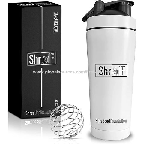 Wholesale Custom Personalised Metal 304 Stainless Steel Gym Shaker Cup Double  Wall Vacuum Insulation Protein Shaker Bottles - China Stainless Steel Shaker  Bottle and Shaker Cup price