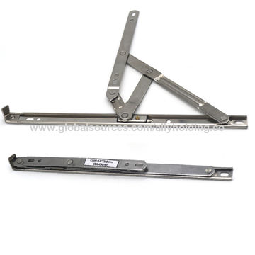 Stainless Prime-Line Products 172853-10 Casement Window Hinge 10-Inch Standard Duty 4 Bar