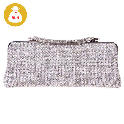 Silver Stone Clutch Purse For Women Perfect For Evening, Weddings, And  Cocktails Crystal Handbag And Bridal Minaudiere Silver Clutch Bag From  Jiao05, $40.35 | DHgate.Com