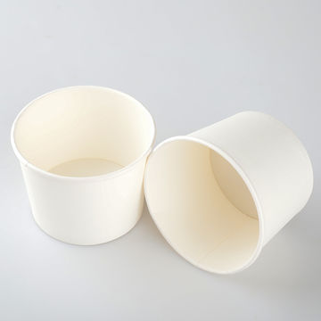 Factory Supply Eco-friendly Kraft Paper Food Cup Hot Soup Bowls