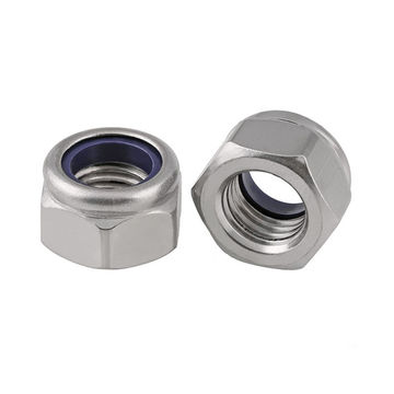 M2 M3 Aluminum M4 M5 Color Aluminium Alloy Nylon Insert Hex Lock NUT 