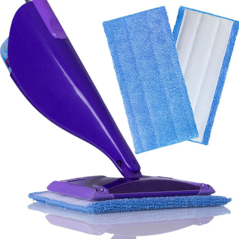 Sweeping Mop Pads Blue Set Replacement Reusable Microfiber For Swiffer Wet Jet