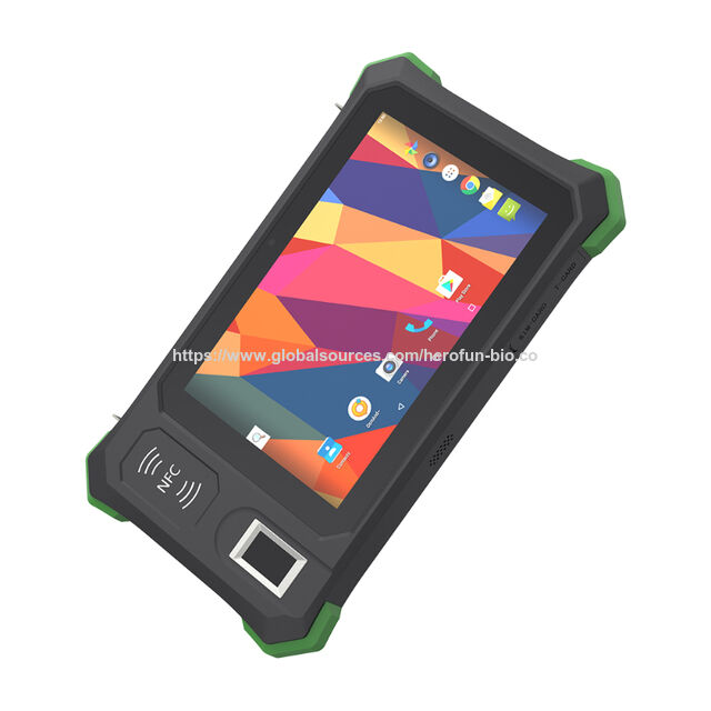 NFC 7" Tablet, 800*1280 IPS, Automatisches Biometrisches Identifizierungssystem, 2.4GHz/5.0GHz Dualband-WLAN