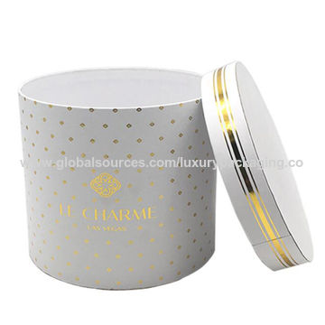 Wholesale Packaging Hat Boxes Cardboard Round Cylinder Tube