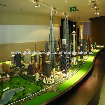 Dubai Building Scale Model Scene And Terrain Model Maker China