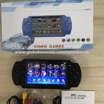 Consola de Juegos portátil mp4 player mp5 player de Juegos 4.3 Pulgadas  Pantalla 8 gb suporte para Juego PSP, Cámara, vídeo, e-book