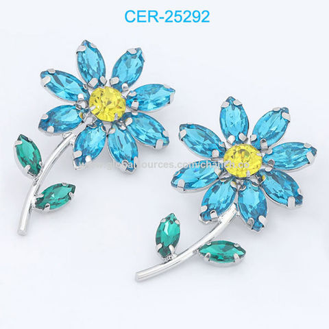 Green qiguch66 Earrings for Women Girls,Women Fashion Painting Multicolor Flower Stud Earrings Summer Beach Jewelry Gift 