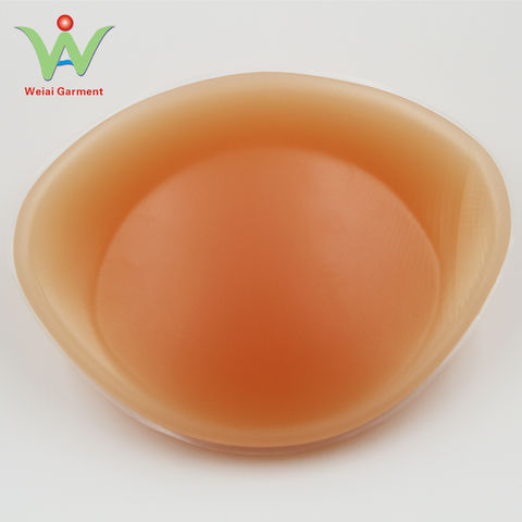 Silicone Breast Enhancers for bras - Clear oval shape (80 gram)