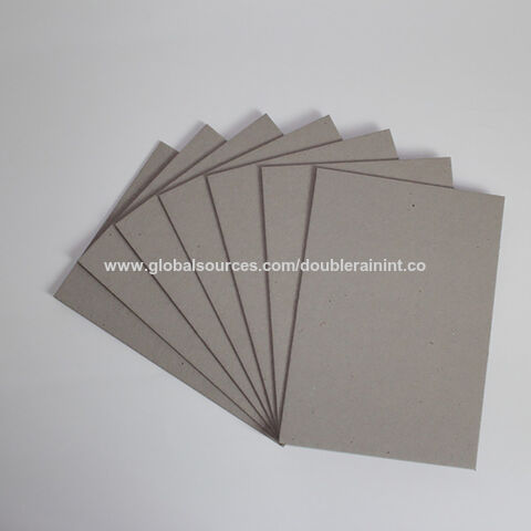 Arch File / Notebook Cover Anti-Curl grade A Grey Book Binding Board Paper  Sheet