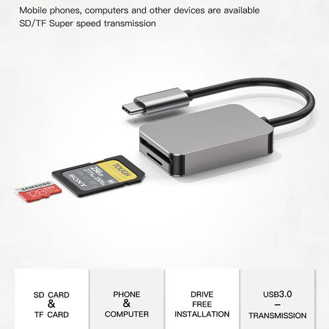 HAMA USB 3.0 UHS II Multi-Card Reader SD/microSD/CF Black 