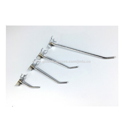 Gancho doble de alambre para panel perforado metálico, ideal para exhibición en tiendas