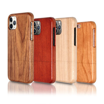 Funda de madera natural auténtica y pura, funda protectora de madera dura EcoCase para teléfono móvil Apple for sale at factory direct price