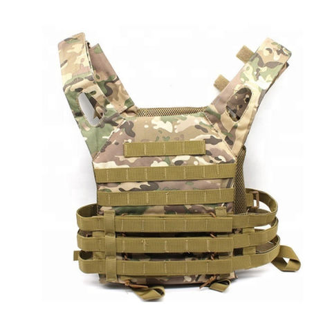 Military Tactical Vest with Gun Holster Molle Assault Combat Plate Carrier  USA