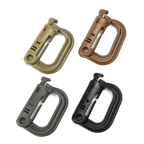 Carabiner Climb Clasp Clip Hook Backpack D Buckle Military Outdoor Accessories 