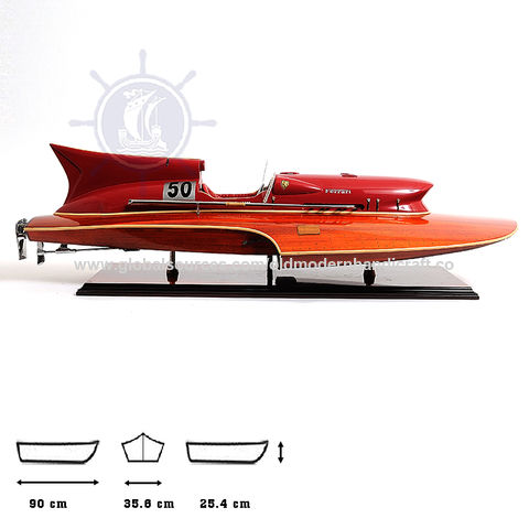 Vietnam Wooden Rc Boat Toy 