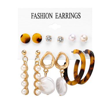 Fashion Women Boho Alloy Oval Drop Dangle Stud Big Circle Earrings Charm Jewelry