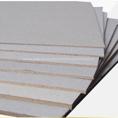 Buy Wholesale China Thick Grey Chip Board 1.3mm Carton Paper