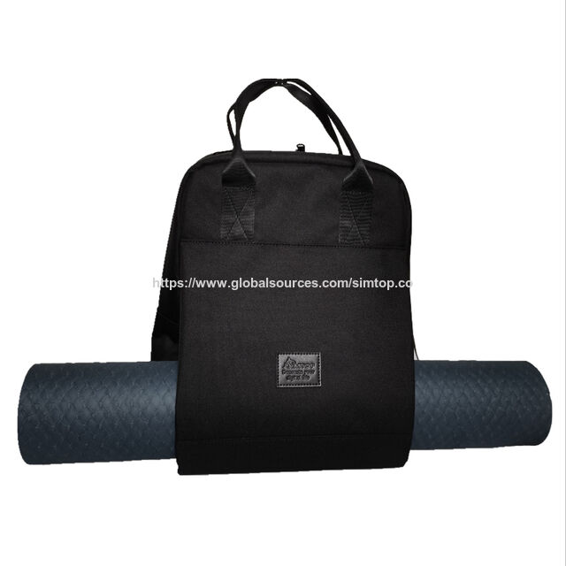Sac à Dos de Yoga RPET Recyclé, Sac de Sport, Porte-Bouteille d'Épaule, Sac de Fitness et Pilates