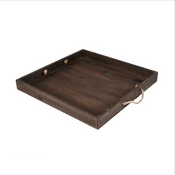 Platos de madera cuadrados, bandeja de madera para comedor de hotel, bandeja de té, se aceptan personalizaciones