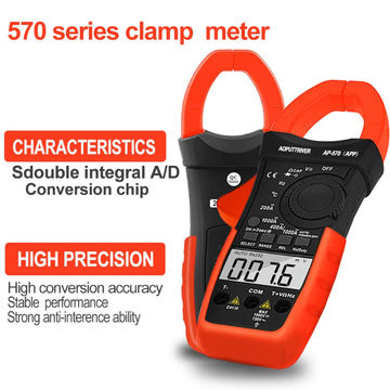 Digital Clamp Meter Bluetooth Multimeter AP-570C-APP 4000 Counts Auto Range LCD 