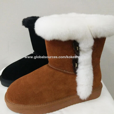 Buy Wholesale China Short Boots Female New Winter Wool Thickened Warm ...