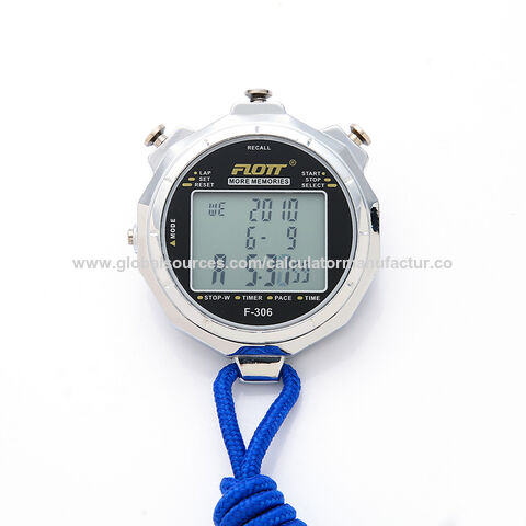 Compre Cronómetro Electrónico Resistente Al Agua De Metal, Reloj