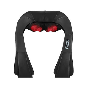 Rechargeable 5D Shiatsu Back Neck Shoulder Massager,Infrared Heated  Kneading Home Massage Shawl