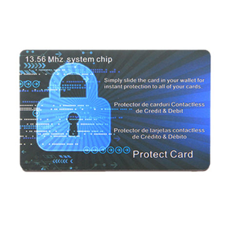 Credit Card Protector Rfid Nfc Blocking Card $0.89 - Wholesale China ...