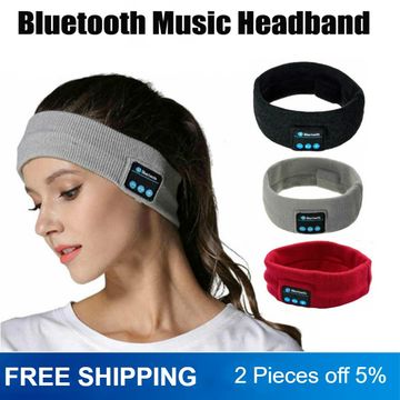 Bandeau Musical Bluetooth Sans Fil Écouteurs Magiques Micro Casquette Homme Femme Kit Mains Libres Téléphone Sport for sale at factory direct price
