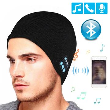 Bluetooth Hat Wireless Bluetooth Music Hat Winter Knitted Cap For Outdoor Sports Christmas Gifts Intbase