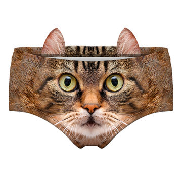 Buy Standard Quality China Wholesale Women Panties Funny Cat Printing  Comfort Underwear Skin-friendly Briefs Sexy Lingerie Women's Intima $1.9  Direct from Factory at Yiwu Guanli Garment Co.,Ltd